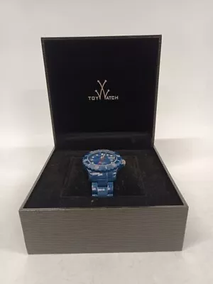 Blue Toy Watch Brand Comes In Original Black Display Box Original Price £125  • $37.29