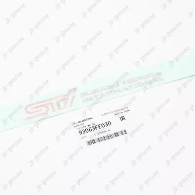 OEM Genuine SUBARU Impreza WRX STi 2005-2007 Front Side Door Decal Sticker  STi  • $39.50