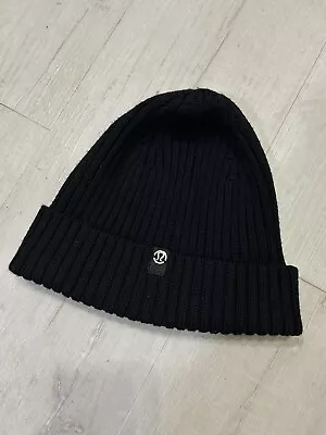 LULULEMON Ribbed Merino Wool Knit Beanie Adult Unisex ONE SIZE Black • $19.99