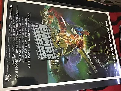 EMPIRE STRIKES BACK Original 1-SHEET AUSTRALIAN POSTER Very RARE ROLLED STYLE A • $1750