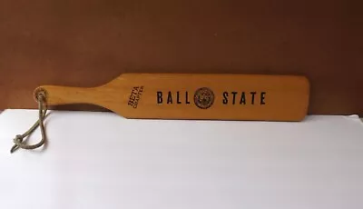 $20 • Buy Vintage 1950s BALL STATE 22  OMEGA SIGMA CHI Pledge Paddle  From Hank To Barb 