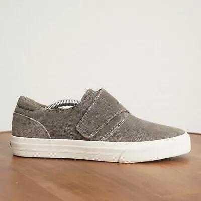 Taos Womens Soul Strap Slip On Sneakers Size 6.5 Gray Suede Low Top • $24.95