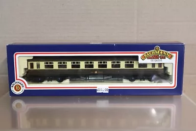 BACHMANN 34-100 GW GWR CHOCOLATE CREAM COLLETT 60' 1st CLASS COACH 8095 Ol • £33.50