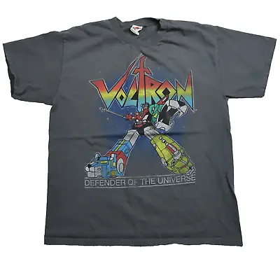 AlStyle Voltron Defender Of The Universe Gray Crew Neck Graphic T-Shirt Men's L • $18.71