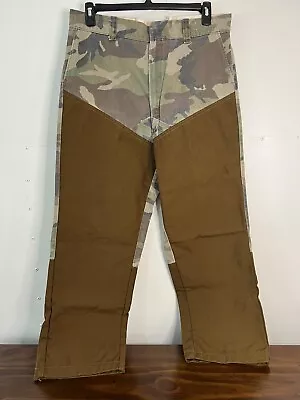 Duxbak Camouflage Hunting Brush Pants Reinforced Heavy Duty Vintage 36X29 • $14.99
