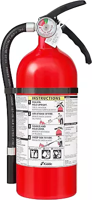 Fire Extinguisher For Home & Office Use 2-A:10-B:C 7.13 Lbs. Hose & Wall Moun • $65.88