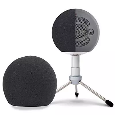 Pop Filter For Blue Snowball - Professional Snowball Ice Mic Foam Wind Cover Win • $9.86