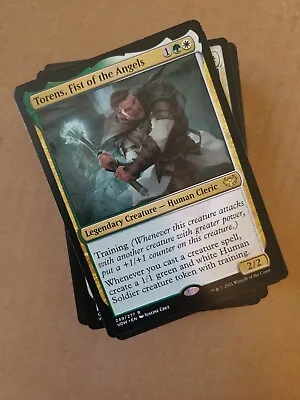 Custom Commander Deck ~ Human Tribal ~ Torens Fist Of The Angels MTG EDH • $67.95