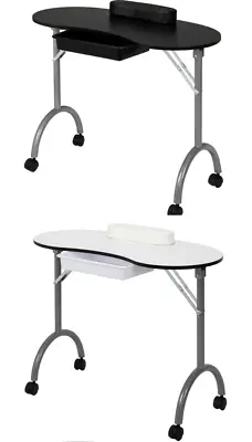 £66.12 • Buy Portable Manicure Nail Table Station Desk Spa Beauty Salon Equipment With Bag