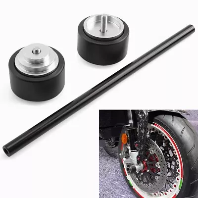 Front Axle Fork Crash Slider Wheel Guard For MV Agusta Brutale 675 Dragster F3 • $25.99