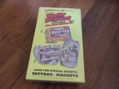 2005 Topps Wacky Packages ANS2 Sealed Box 18 Packs Of 6 Stickers New & Sealed! • $40