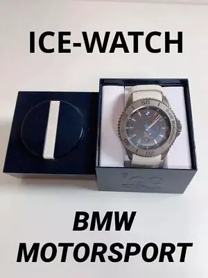 BMW Motorsport X ICE-WATCH Men's Wristwatch Dead Battery BM.CH.BRD.B.L.14 Used • $218