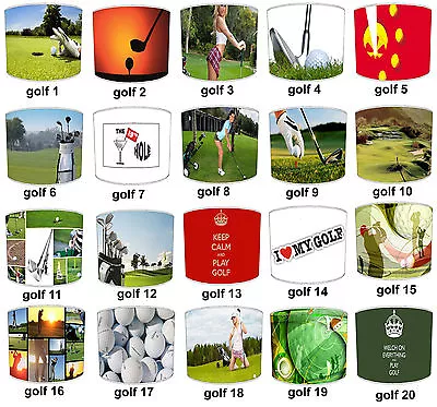 Olympics Golf Lampshades Ideal To Match Golf Duvets Golf Wall Decals & Stickers • £27.99