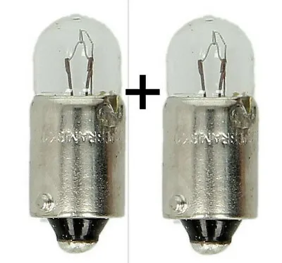 2x 3796 2W 12V BA9s OSRAM Sidelight Bulb T2W Interior Indicator Panel Halogen • $5.29