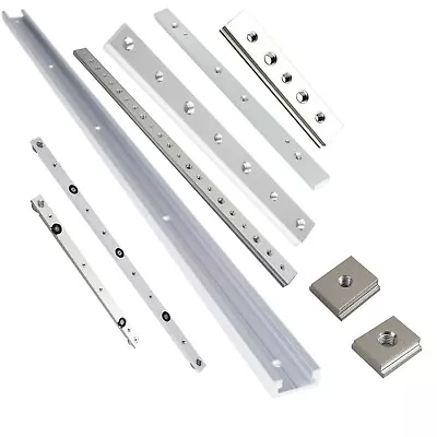 Diy T Track T Slot Aluminium Miter Track Jig Fixture Tool Slider Bar Woodworking • £15.84