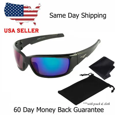 Polarized Sunglasses Men's Driving Glasses Wrap Outdoor Sports UV400 Eyewear • $12.98