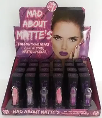 W7 Mad About Mattes's  Matte Lipsticks  6 Shades New • £2.99