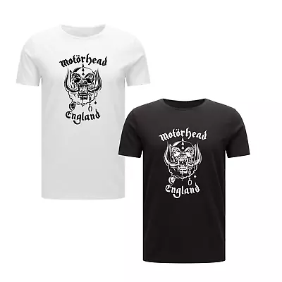 £10.49 • Buy Snaggletooth Crest Motorhead England Men's T-shirt Top Tee Printed