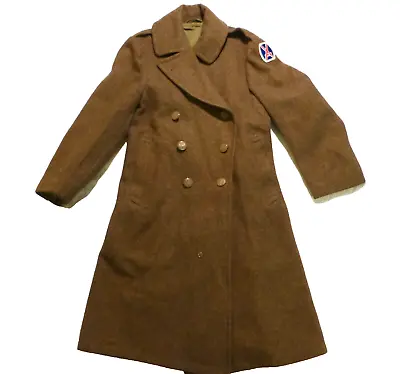 Vintage Wwii Us Military Overcoat 10th Lig Division  (pre 10th Mountain Div.) • $65