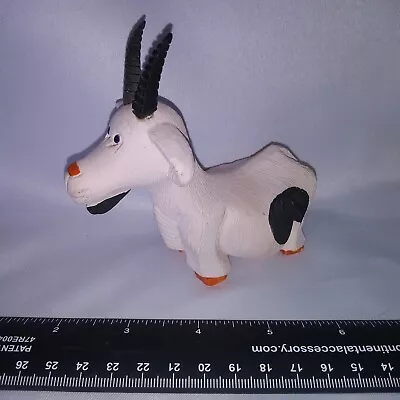 Vintage Artesania Rinconada White Black Billy Goat Figurine • $29