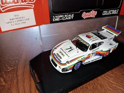 £14 • Buy #3011 Quartzo(1:43)model Kremer K3(porsche)le Mans 1980 Apple Computer Mint Box