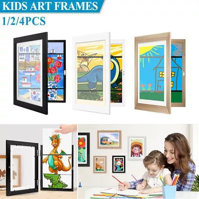 Kids Art Frames Craft Photo Display Frames A4 Drawing Painting Portrait Frames • $11.99