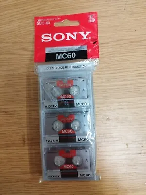 Sony MC 60 Micro Cassette 60 Mins Each Side • £12