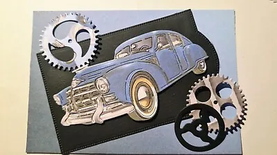 Male Themed Classic Vintage Car Topper Tattered Lace Card Making 24 Piece Kit  • £3.30