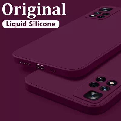 Case For Xiaomi Redmi Note 11 10 9S 8 POCO M4 PRO Classic Square Silicone Cover • $6.04