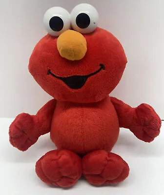 11  Fisher-Price Elmo Plush 2001 Hard Eyes Arms Out Sesame Street • $11.77