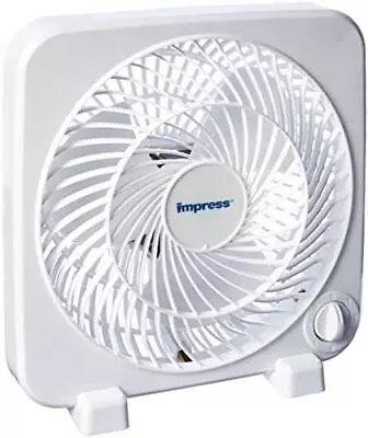 Impress IM-719BX Box Fan 9 Inches White • $31.67