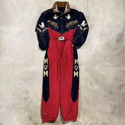 Vintage Bogner Made In USA Seigfried & Roy Style One Piece Snow Ski Suit Sz 44 • $175