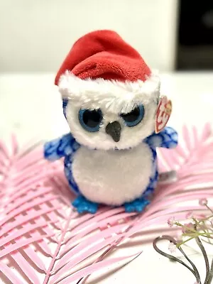 Icicles The Christmas Owl RARE RETIRED! Htf 6” Used Mint Tag Excl. Cond. 2014 • $40