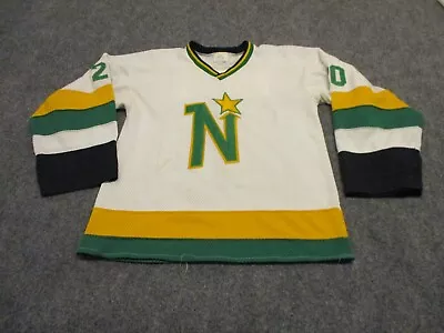 Vintage Dino Ciccarelli Minnesota North Stars Jersey Men's Small White Adult NHL • $119.95