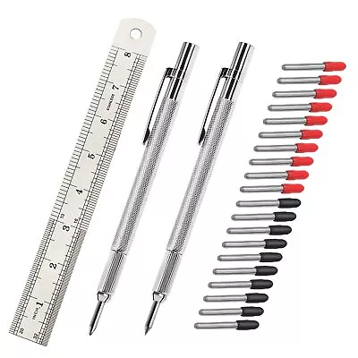 GUTIMORE 2 Pack Tungsten Carbide Scriber With Magnetwith Extra 20 Replacement... • $17.51