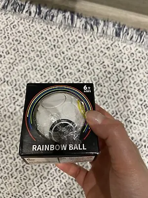 Magic Rainbow Fidget Ball Toy Speed Cube Brain Teaser Stress Relief For All  • £4.99