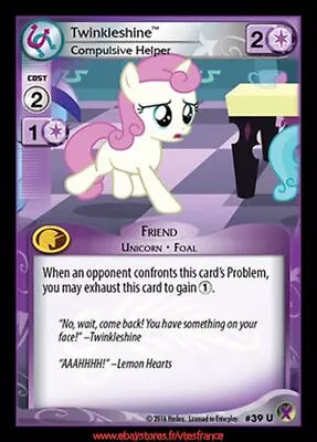 My Little Pony TCG - Twinkleshine Compulsive Helper #39 / MiT • $1.06