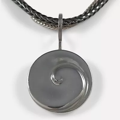 Georg Jensen Silver Pendant Necklace #207 By Vivianna Torun • $756.51