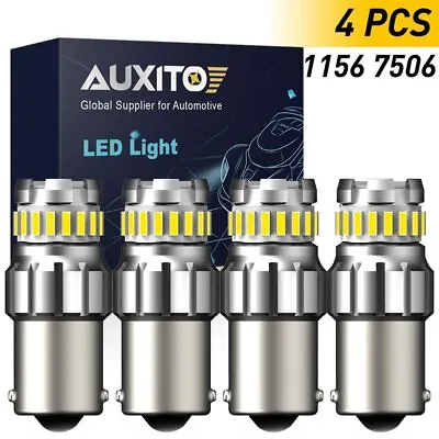 4x AUXITO 1141 1156 7506 LED Reverse Backup Light Bulb 6500K White Signal Tail A • $17.99