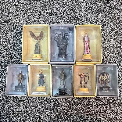 8 Eaglemoss Lord Of The Rings Chess Pieces - Dark & Light Set #2 (Brand New) • £14