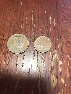 FIJI 1969 1 And 2 Cent Coins (1 Of Each) • $2