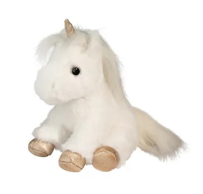 Mini ELODIE The Plush Soft UNICORN Stuffed Animal - Douglas Cuddle Toys - #4496 • $14.95