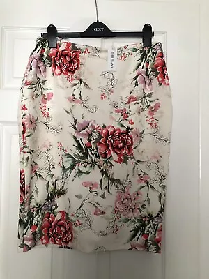 £8.99 • Buy Ladies Cream Pencil Style Skirt Size 16 River Island Brand New With Tags