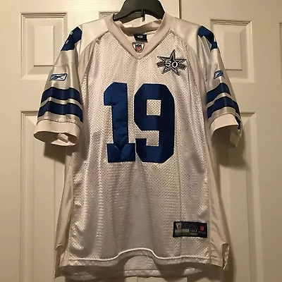 Dallas Cowboys 50th ANNIVERSARY Miles Austin 19 REEBOK Jersey Mens LARGE 50 L • $28