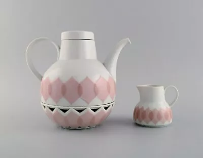 Bjørn Wiinblad For Rosenthal. Lotus Porcelain Service. Teapot And Creamer • $430