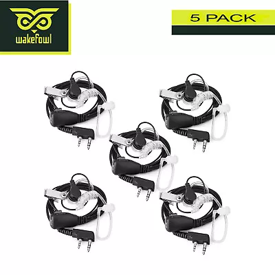 2 Pin Two-Way Radio Acoustic Tube Earpiece Security For Baofeng Midland  • $33.11