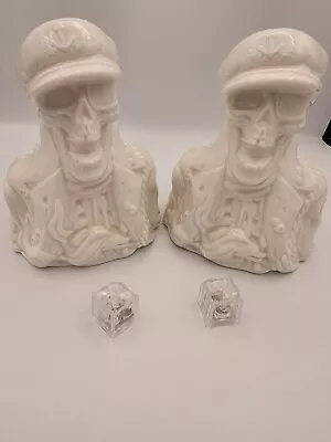 2018  Pair Of MUNKTIKI DEAD MAN’S ISLE CAPTAIN STIKKER TIKI MUG • $26