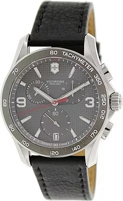 New Victorinox Swiss Army XLS Classic Grey Chronograph Men's Watch 241657 • $249.99