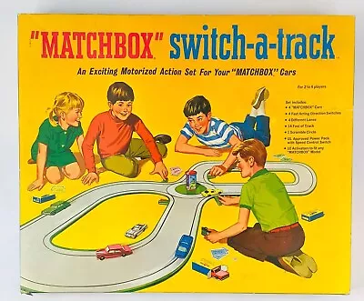  MATCHBOX  SWITCH-A-TRACK Motorized Action Set #ST-30 • $87.95