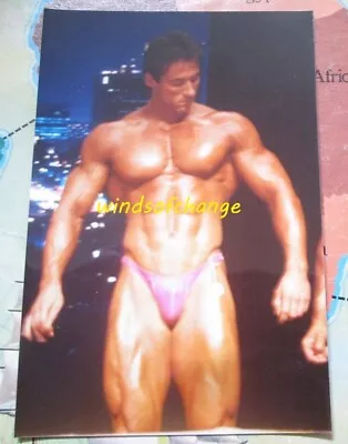 Found Photo Sexy Man Bodybuilding Muscles Flex Tight Underwear Gay Interest Q111 • $6.99